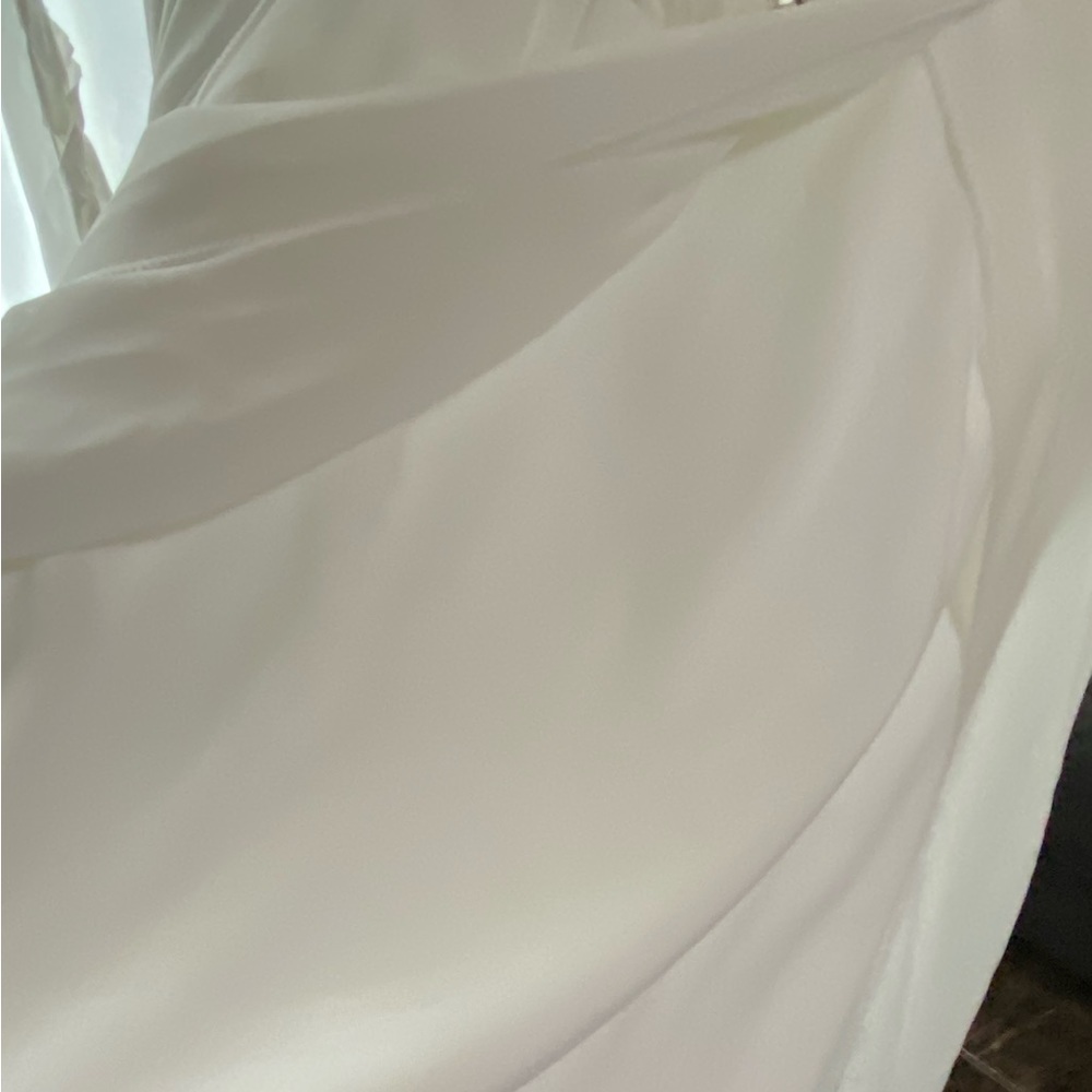 Speechless White Sequin Lined Sheer Dress Size 3 - Picture 5 of 5
